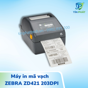Máy in mã vạch Zebra ZD421 203dpi