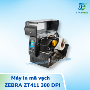 Máy in mã vạch Zebra Zt411 300dpi - Ảnh 4