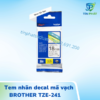 Tem nhãn decal mã vạch Brother TZe-241